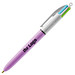 BIC® Kugelschreiber 4 Colours Fashion, pink,weiß