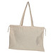Bio Baumwolltasche (GOTS) mit Verschluss , beige