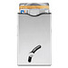 BLACKMAXX® Sicherheitskartenhalter CardSafeOneTouch, silber/schwarz