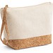 BLANCHETT. Kulturtasche aus 100% Baumwolle und Kork, Naturhell