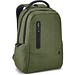 BOSTON. Wasserdichter 2Tone Nylon 17'' Laptop-Rucksack, Dunkelgrün