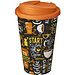 weiß / orange