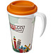Brite-Americano Grande Isolierbecher, 350 ml, weiss,orange