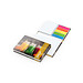 Geiger-Notes Haftnotiz-Set Brüssel Book Cover White Bestseller matt, inkl. Druck auf Einband, Haftnotizen unbedruckt weiß