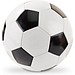 BRYCE. Fussball aus PVC, Schwarz