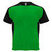 Bugatti T-Shirt Unisex aus recyceltem Material, farngrün / schwarz, M