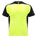 Bugatti T-Shirt Unisex aus recyceltem Material, Fluor Yellow / schwarz, S