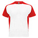 Bugatti T-Shirt Unisex aus recyceltem Material, weiß / rot, XL