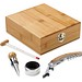 CABERNET. Weinset aus Bambus, Edelstahl, Glas und ABS, Natur