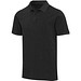 Calgary Poloshirt für Herren im Washed Look, 200 g/m2, schwarz, S