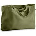 CAMDEN. Tragetasche aus Baumwolle (50%), recycelter Baumwolle (30%) und polyester (20% rPET) (280 g/m²), Dunkelgrün