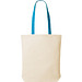 Canvas Tasche Shoppy Colour, hellblau
