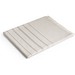 CAPLAN. Multifunktionstuch (260 g/m²) aus Baumwolle (90%) und recycelter Baumwolle (10%), Hellgrau