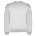 Clasica Sweatshirt mit Rundhalsausschnitt Unisex, Ash white melange, 2XL