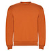 Clasica Sweatshirt mit Rundhalsausschnitt Unisex, orange, M