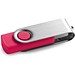 CLAUDIUS 8GB. USB-Stick 8 GB mit Metallclip, Rosa