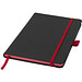 Color Edge Notizbuch, DIN A5, liniert, schwarz/rot