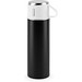 COMANECI. Doppelwandige Edelstahlflasche (90% recycelt) mit matter Oberfläche 490 ml, Schwarz