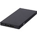 Connect 5000 mAh Powerbank aus recyceltem RCS Aluminium, schwarz