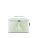 cosmetic case, puffer iced matcha