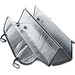 CRADLE. Sonnenschutz für Autos mit PE- und Aluminiumbeschichtung, Silber