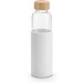 DAKAR. Flasche aus Bambus und Borosilikatglas 600 ml, Weiß