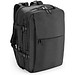 DALLAS. Hochverdichteter Reiserucksack aus recyceltem 600D-Polyester für 17.3"-Laptop, Schwarz
