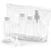 DENIRO. Transparente Kulturbeutel PVC, Transparent