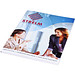 Desk-Mate® A5 Notizblock, Wickelumschlag, 100 Blatt, weiß