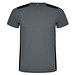 Detroit T-Shirt Unisex aus recyceltem Material, Ebony / schwarz, 2XL