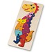 DIPLODOCO. Puzzle in Dinosaurierformat aus Kiefernsperrholz, Naturhell