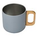 Edelstahl Becher RUSTIC TRIP,grau