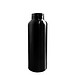 Edelstahl-Trinkflasche Tea & Fruit mit Bambusdeckel, 750 ml, schwarz
