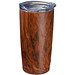Edelstahlbecher Holzoptik Costa Rica, 550 ml, braun