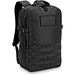 EDINBURGH BPACK. Rucksack im Militärstil aus 600D HD recyceltem Polyester und Innenfutter aus 210D recyceltem Polyester 17.3“, Schwarz