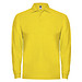 Estrella Langarm Poloshirt für Herren, gelb, S