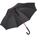 FARE® Automatik-Stockschirm Windproof, schwarz-magenta