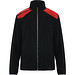 Fleecejacke Terrano in kombinierten Farben, XXL, schwarz/rot