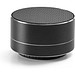FLOREY. Lautsprecher 3W mit 3 Stunden Akkulaufzeit recyceltem Aluminium (100% rAL) und Recyceltes ABS (100% rABS), Schwarz