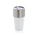 Fluid Becher aus RCS-zertifiziert recyceltem Stahl, 500ml, weiß