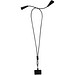 Funi 5 in 1 Lanyard Kabel aus recyceltem Kunststoff für Smartphones mit integrierter Datensynchronisierung und 100 W Schnellladefunktion, schwarz