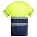 Funktionsshirt Tauri mit kurzen Ärmeln, XXXL, navy/fluor yellow