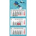 Geiger-Notes Monatskalender Maxi Light 3 Bestseller, inkl. Druck, Deutsch