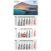 Geiger-Notes Monatskalender Medium Light 3 Bestseller, inkl. Druck, hellgrau
