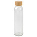 Glas-Flasche Deeply, 500 ml, transparent,braun