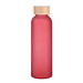 Glas-Flasche TAKE FROSTY, rot