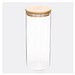 Glas-Vorratsdose ECO STORAGE L, Füllmenge ca. 850 ml,braun, transparent