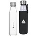 Glasflasche Life mit Hülle, 700 ml, transparent