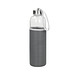 Glasflasche mit Hülle Pure, 0,7l, transparent