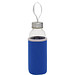 Glasflasche mit Hülle, 450 ml, royalblau